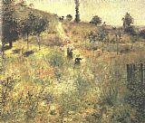 Pierre Auguste Renoir Path Climbing Through Long Grass painting
